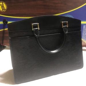 Authentic Louis Vuitton epi hard leather hand bag